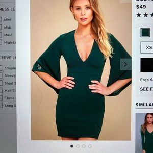 Green semi formal dress